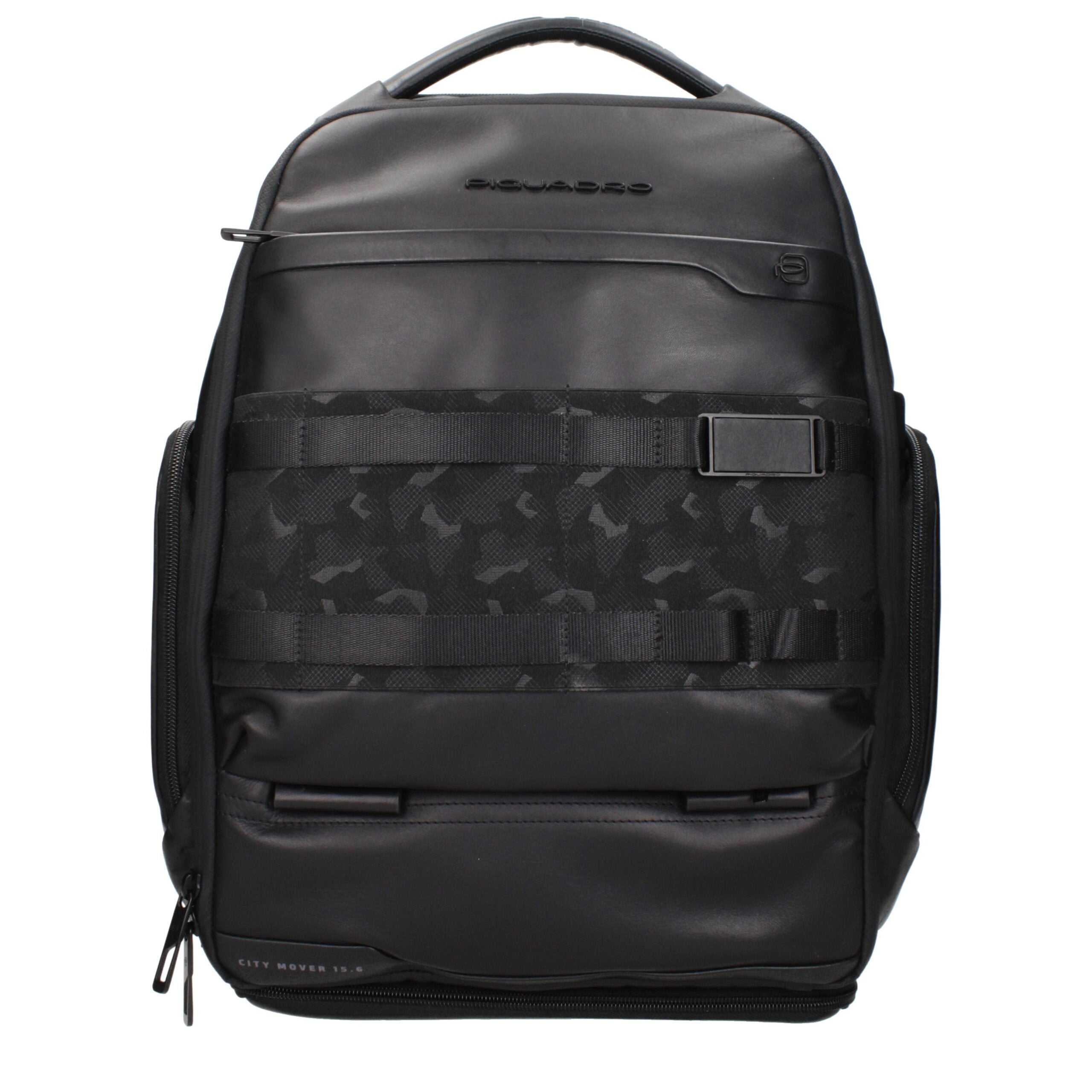 Black Leather Backpack