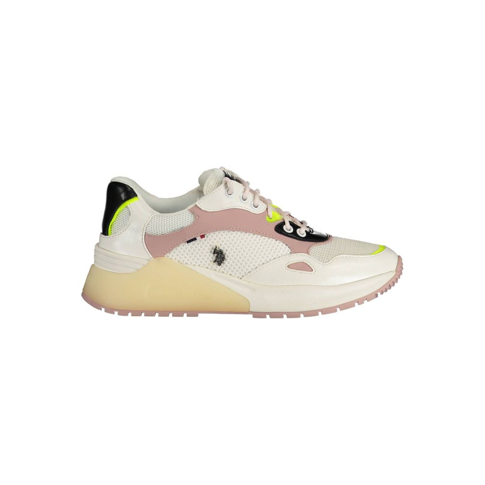 White Eco Suede Women Sneaker