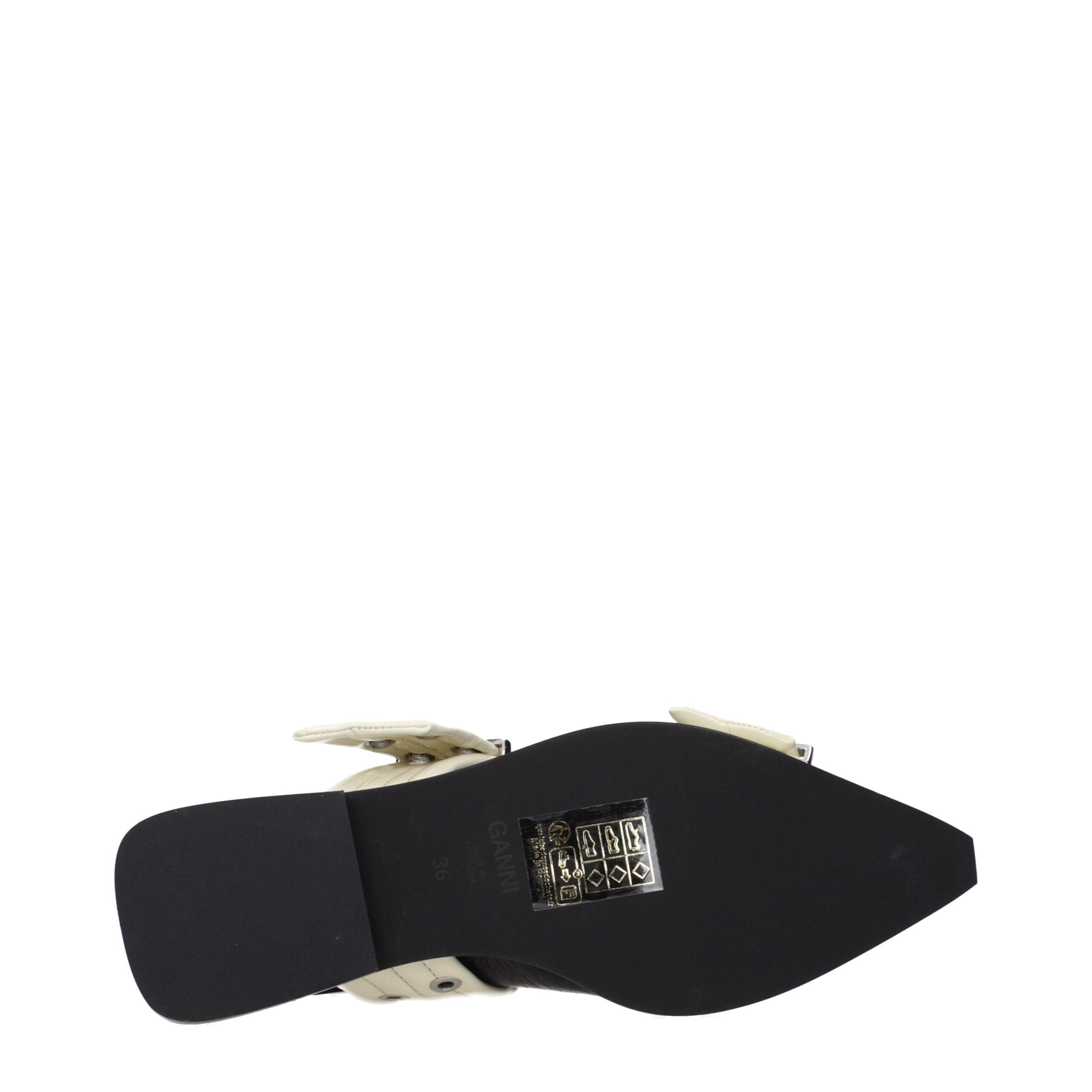 Black Polyethylene Flat Sandals