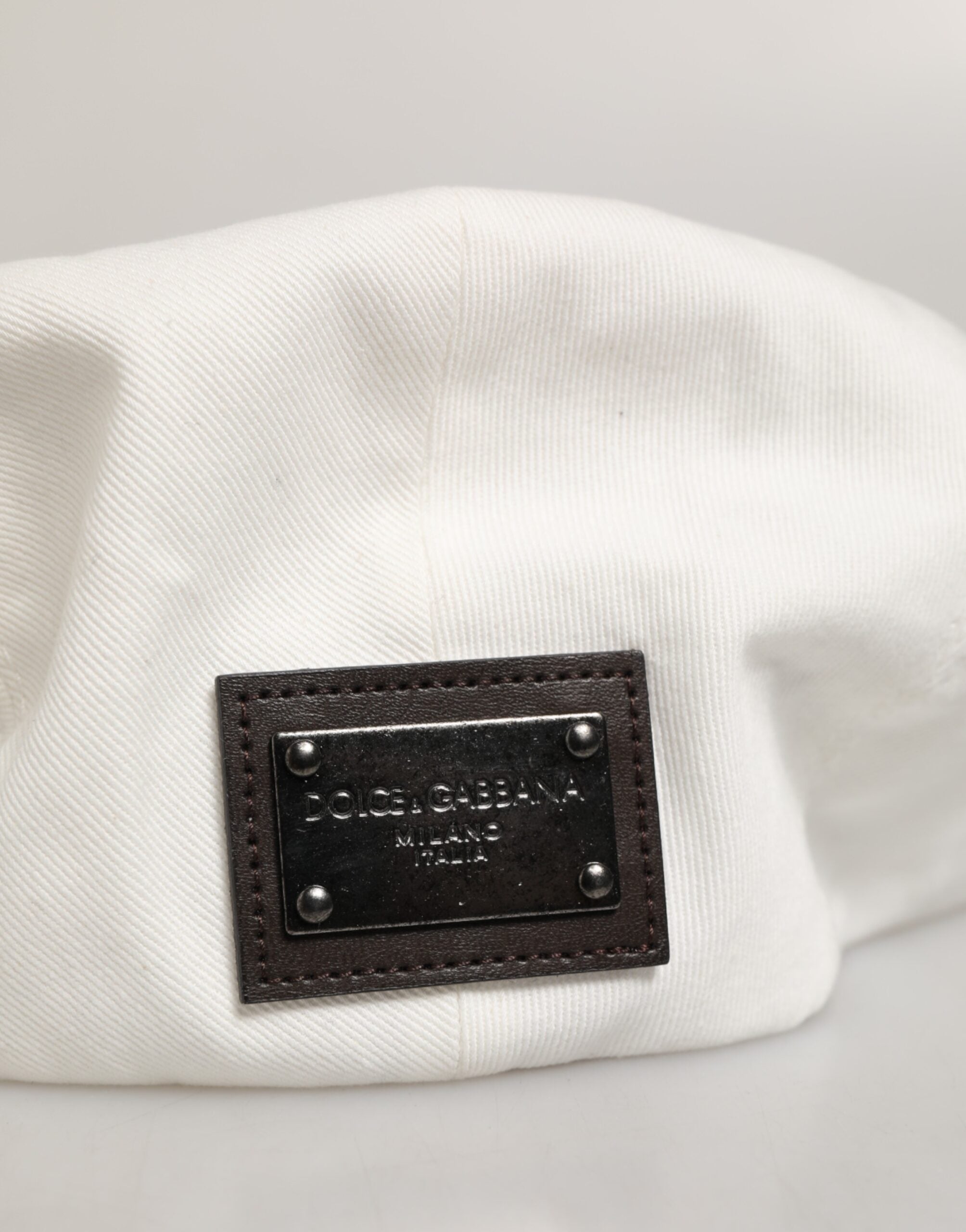 White Cotton Newsboy Cloth Capello Men Cap Hat