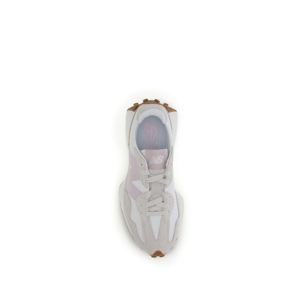 Beige Polyamide Athletic Sneakers