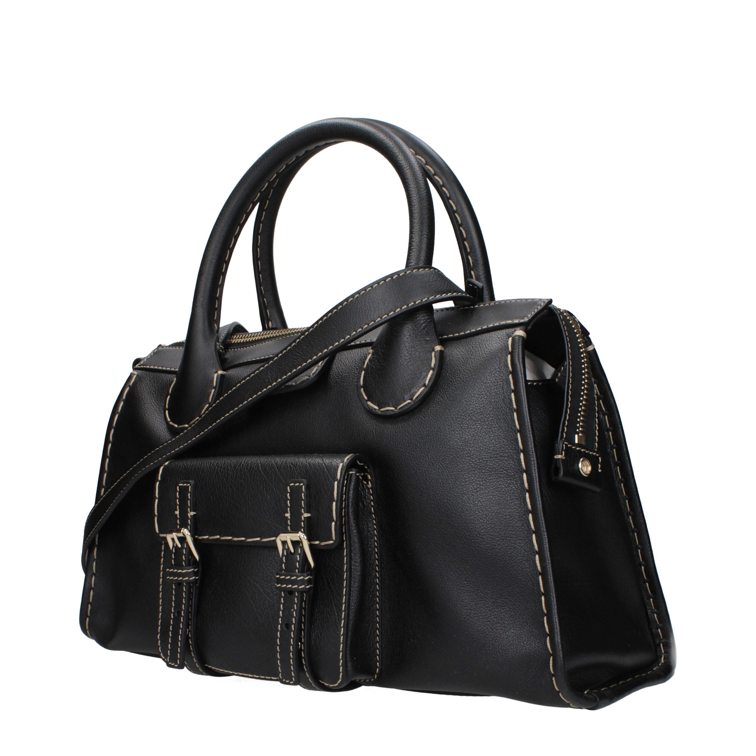 Black Leather Handbag