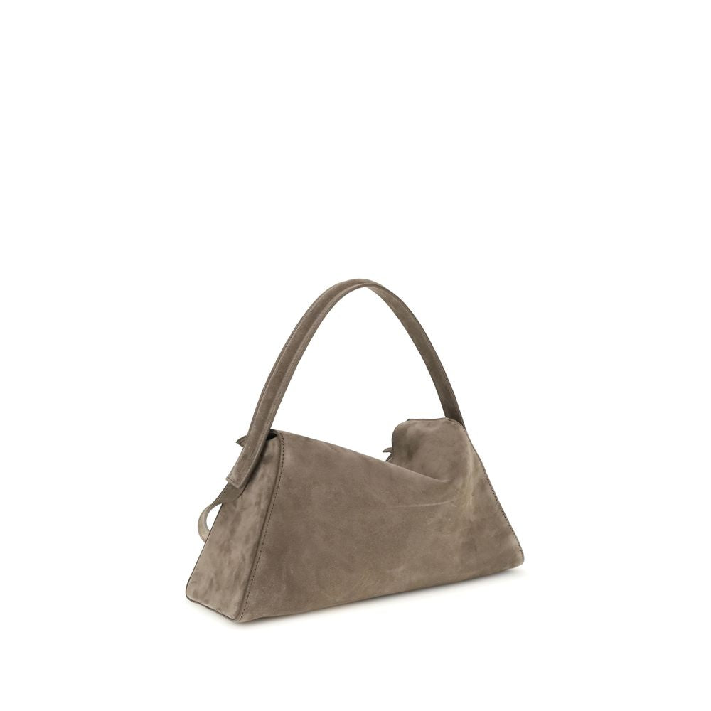 Beige Calf Leather Bos Taurus Shoulder Bag