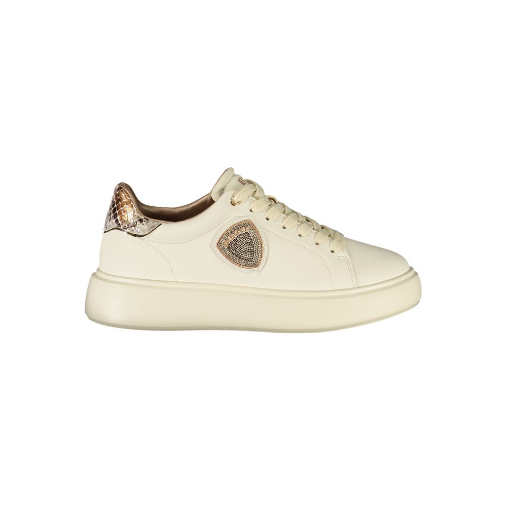 Beige Polyurethane Women Sneaker
