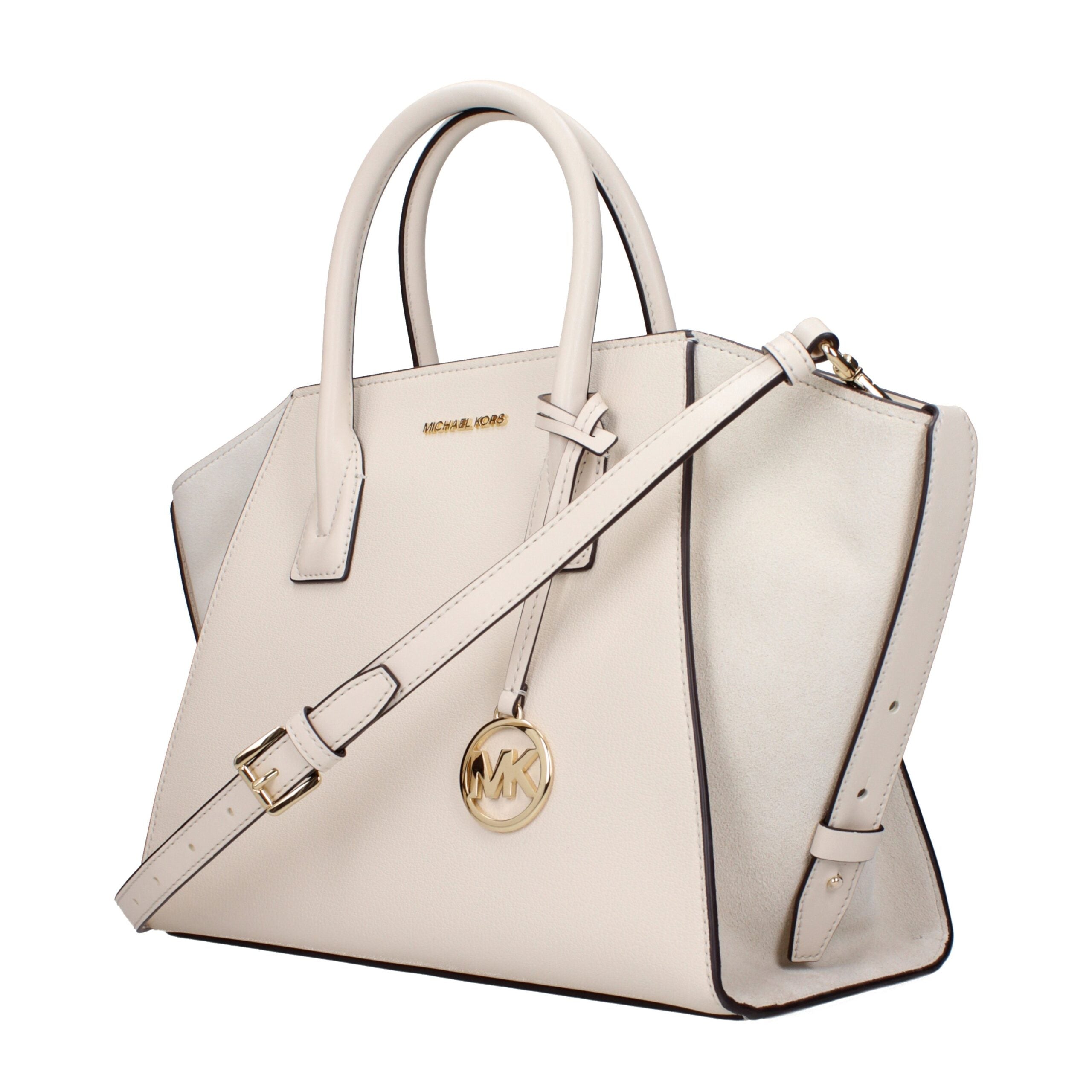 Beige Leather Handbag