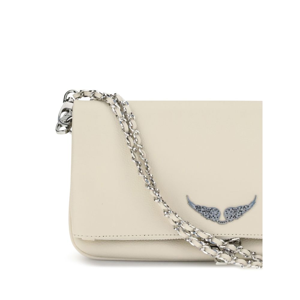 Cream Calf Leather Bos Taurus Shoulder Bag