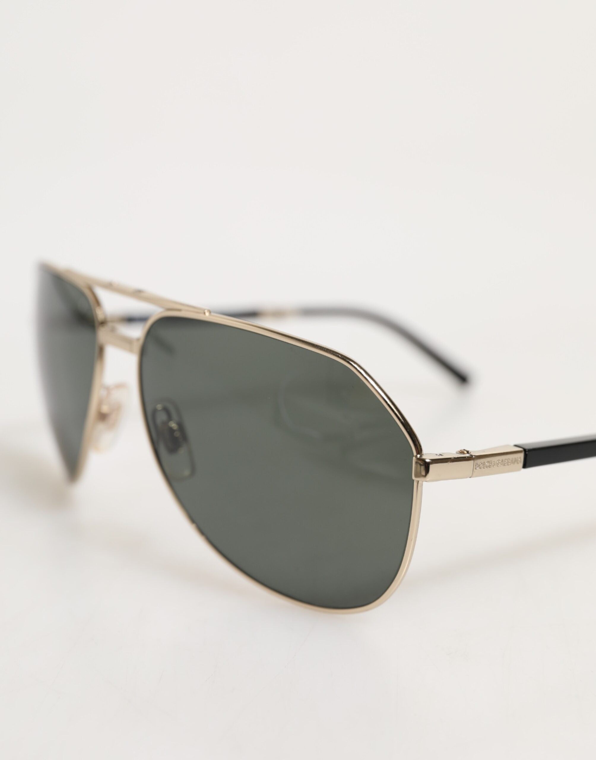 DG2106K Black Gold Plated Polarized MetalFrame Sunglasses
