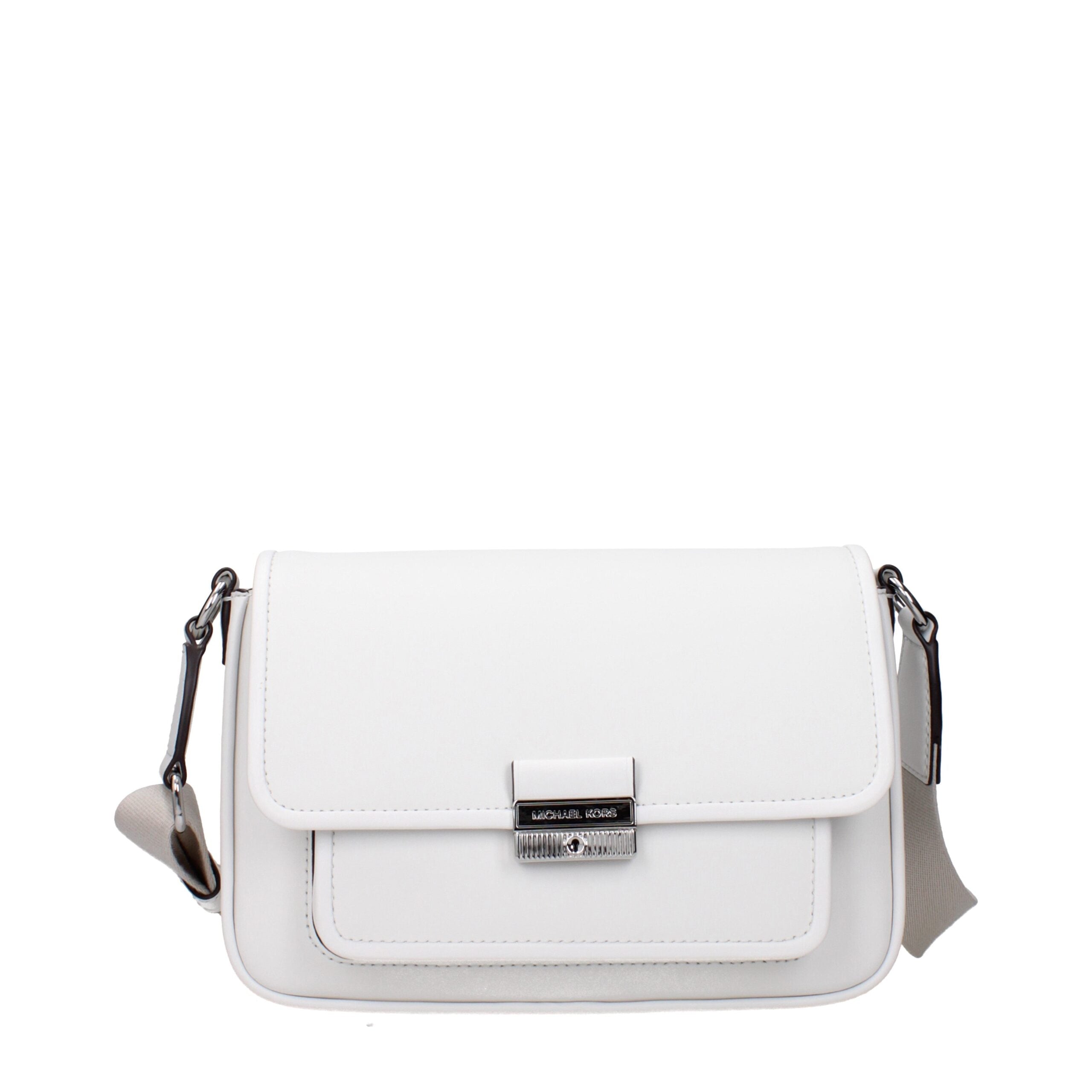 Blue Leather Crossbody Bag