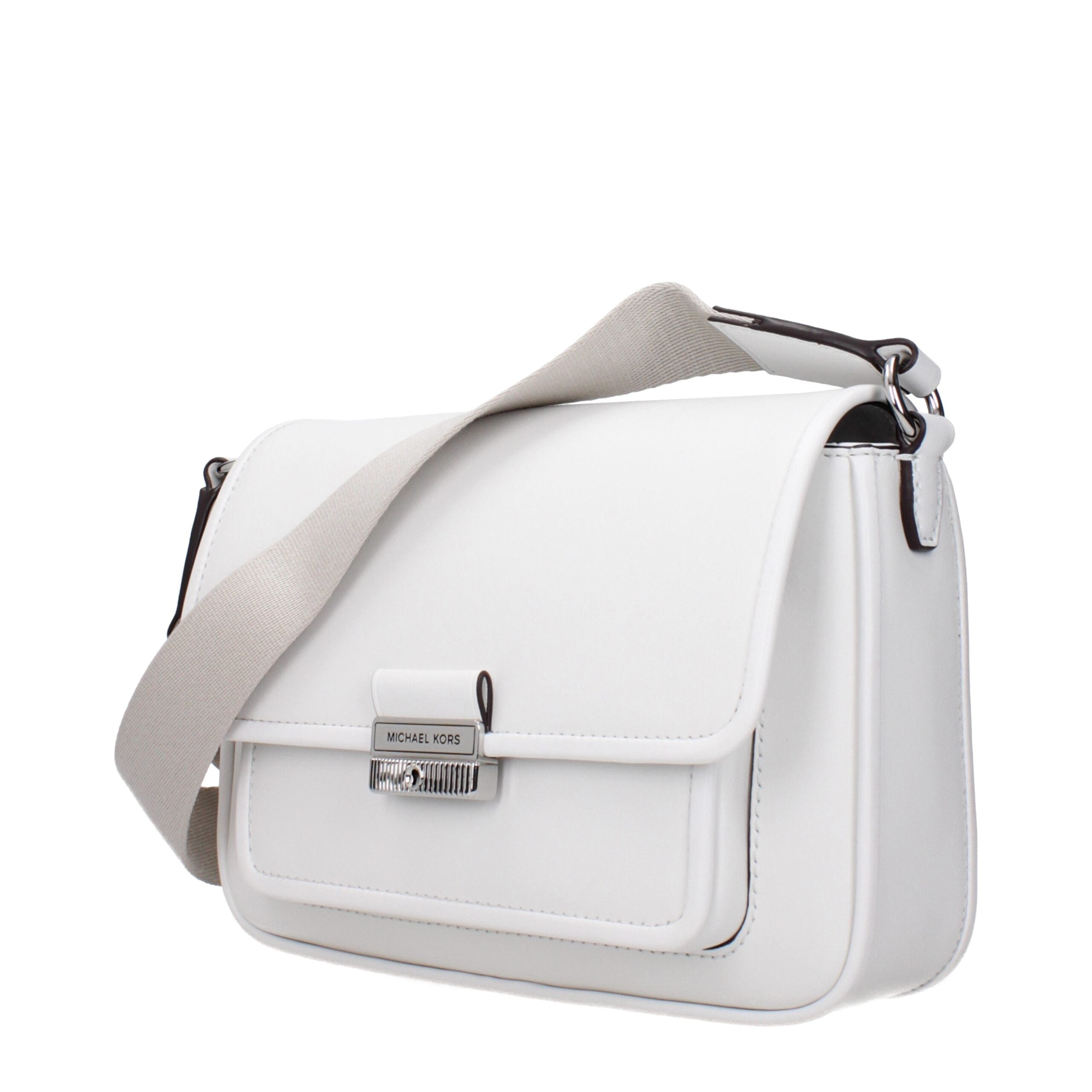 Blue Leather Crossbody Bag