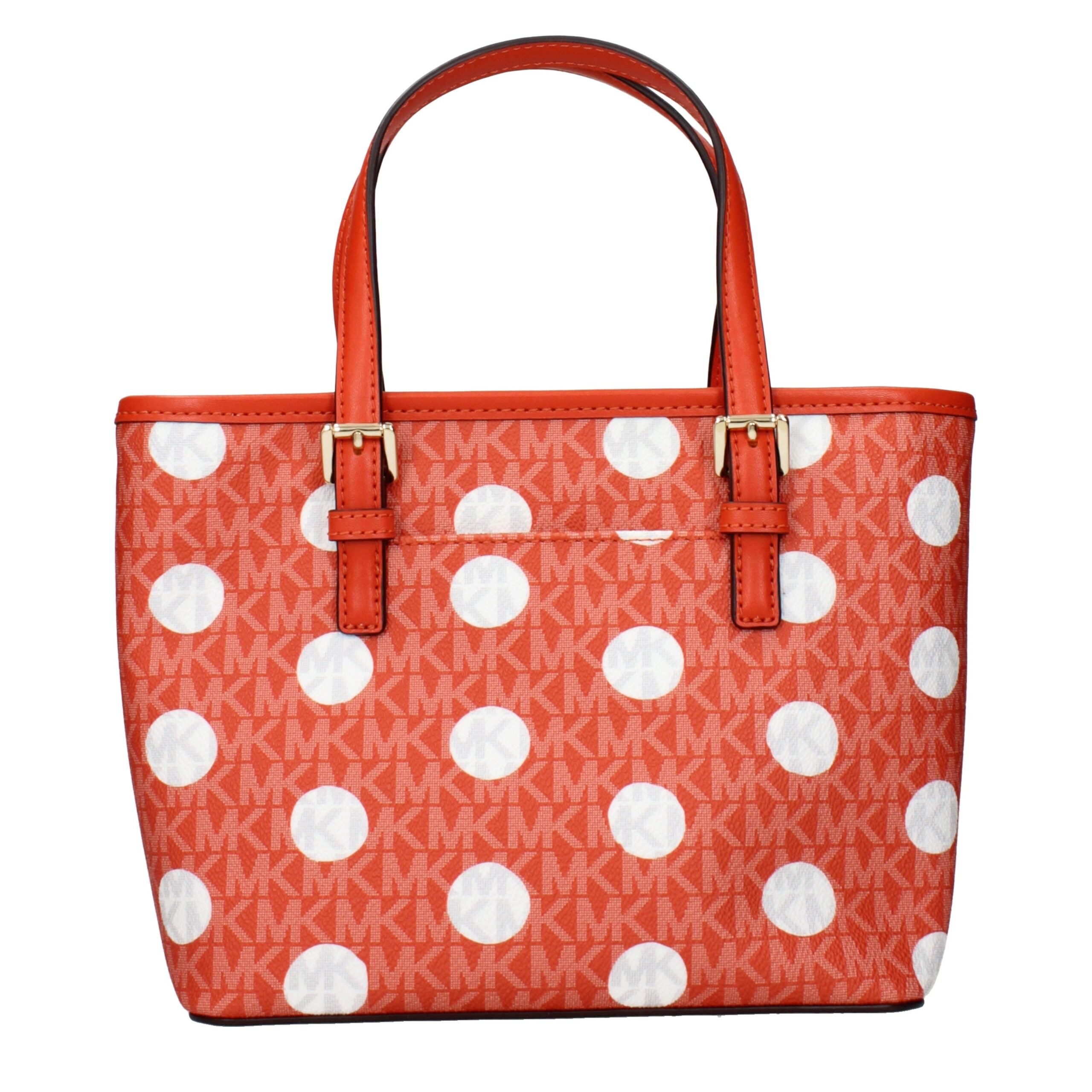 Orange Fabric Handbag