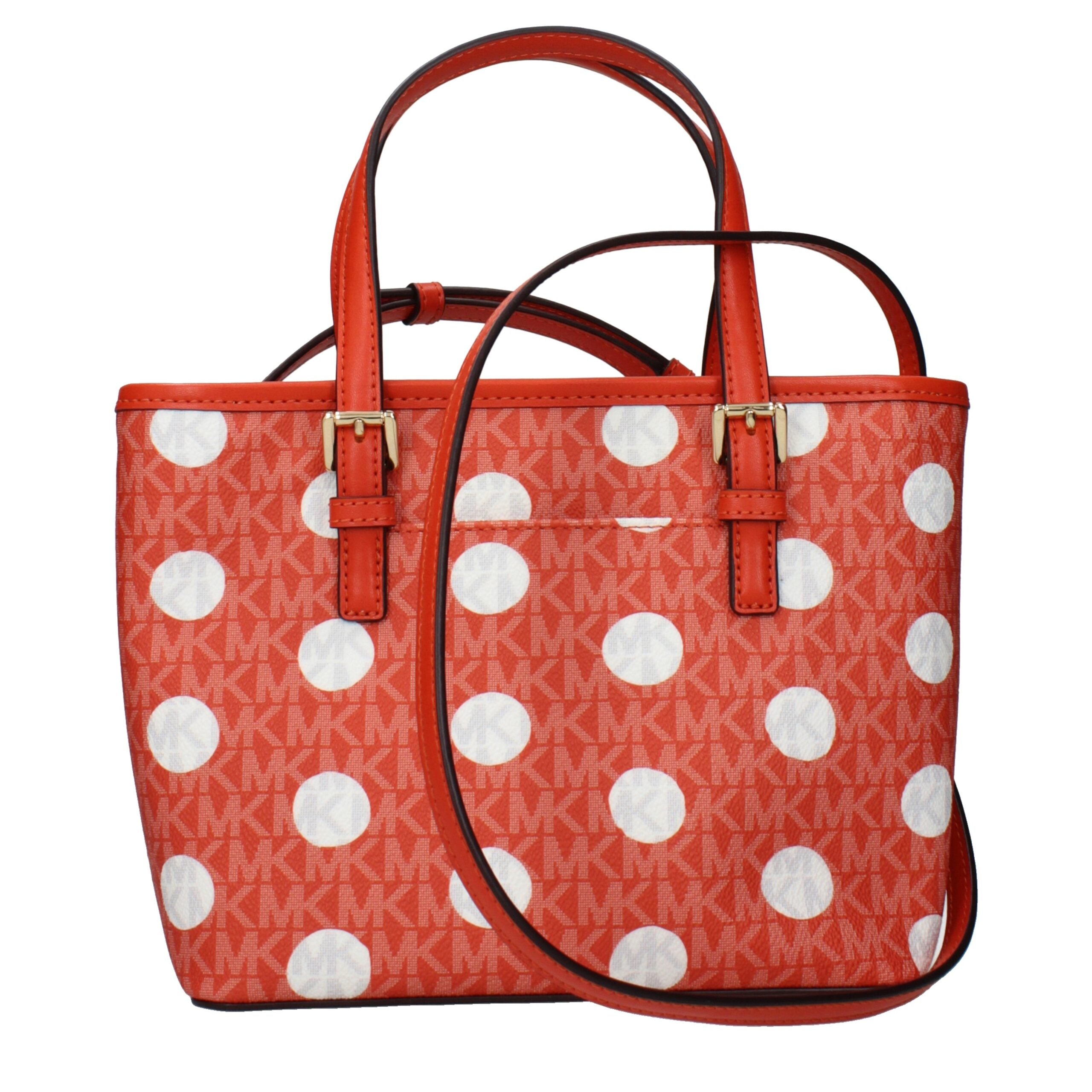 Orange Fabric Handbag