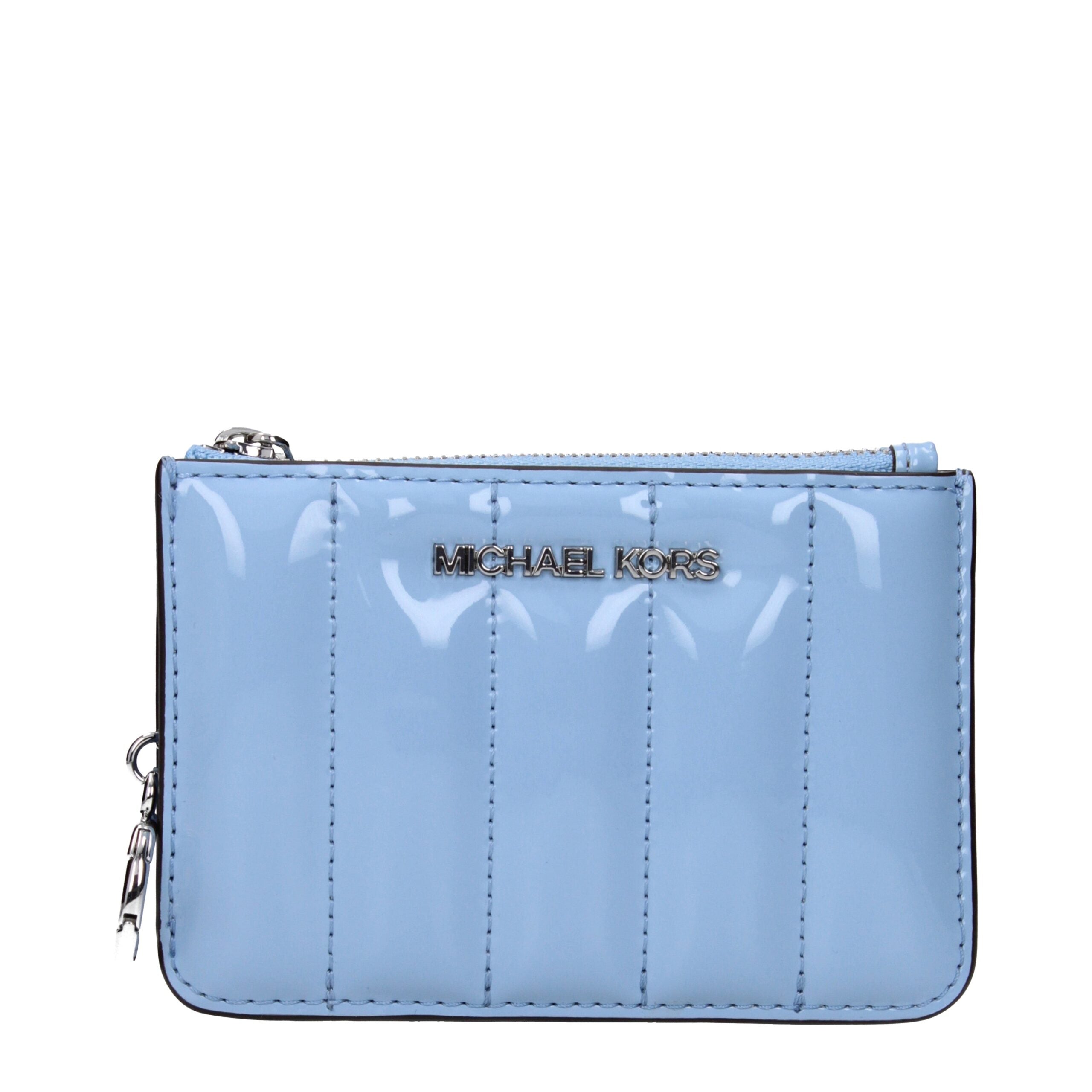 Light Blue Leather Wallet