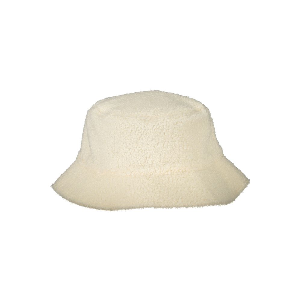 White Polyester Men's Fisherman Hat