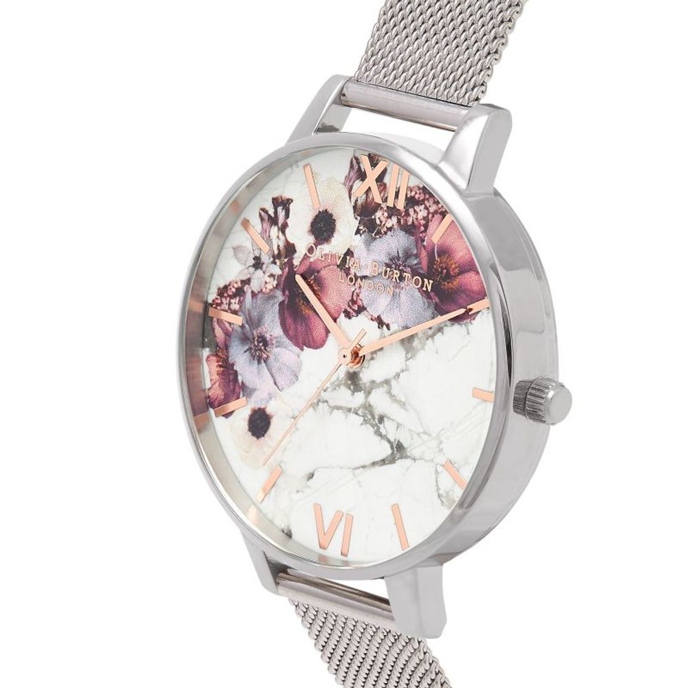 Silver Stainless Steel Dress Watch