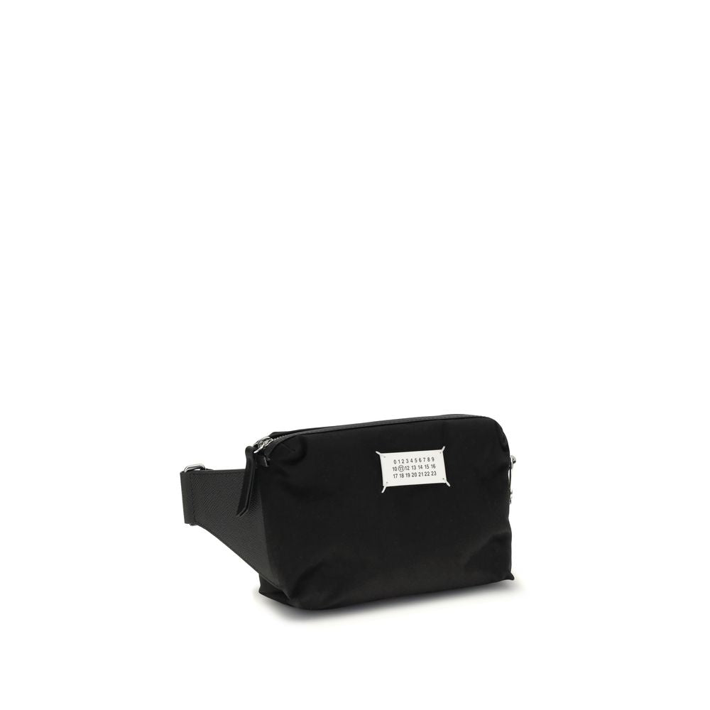 Black Fabric Shoulder Bag