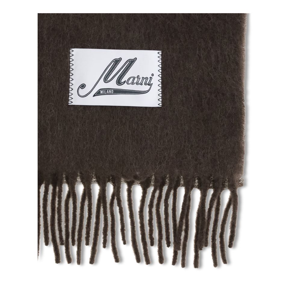 Brown Wool Scarf