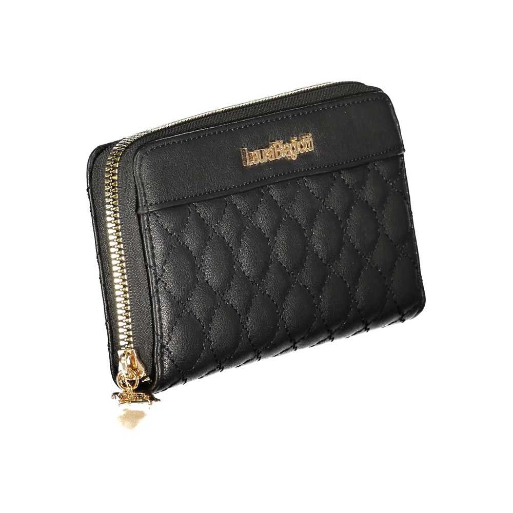 Black Polyethylene Women Wallet