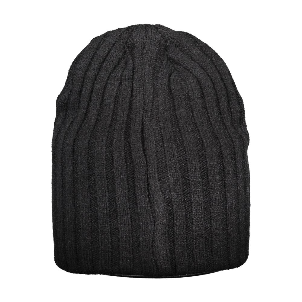 Black Polyester Men Cap