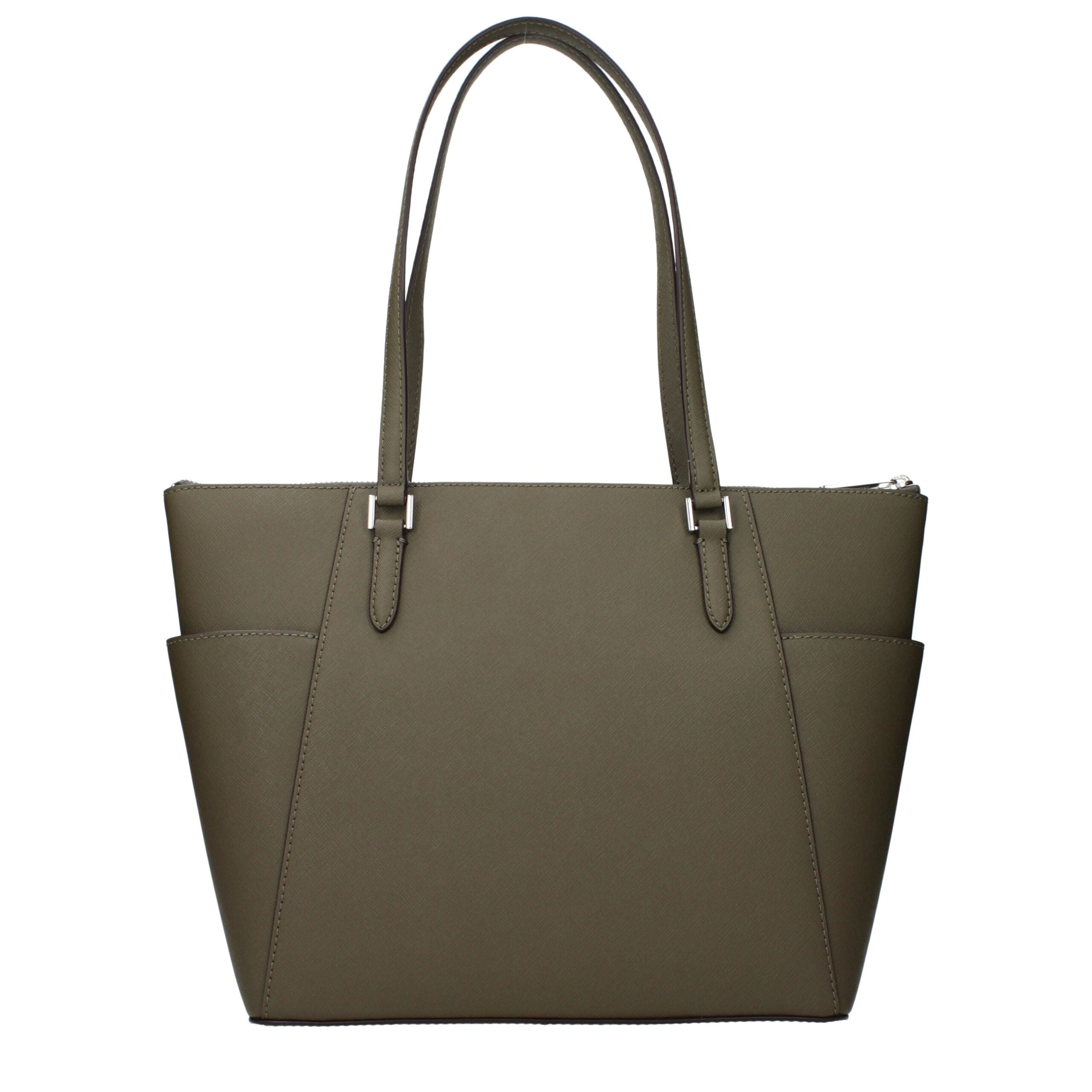 Green Leather Shoulder Bag