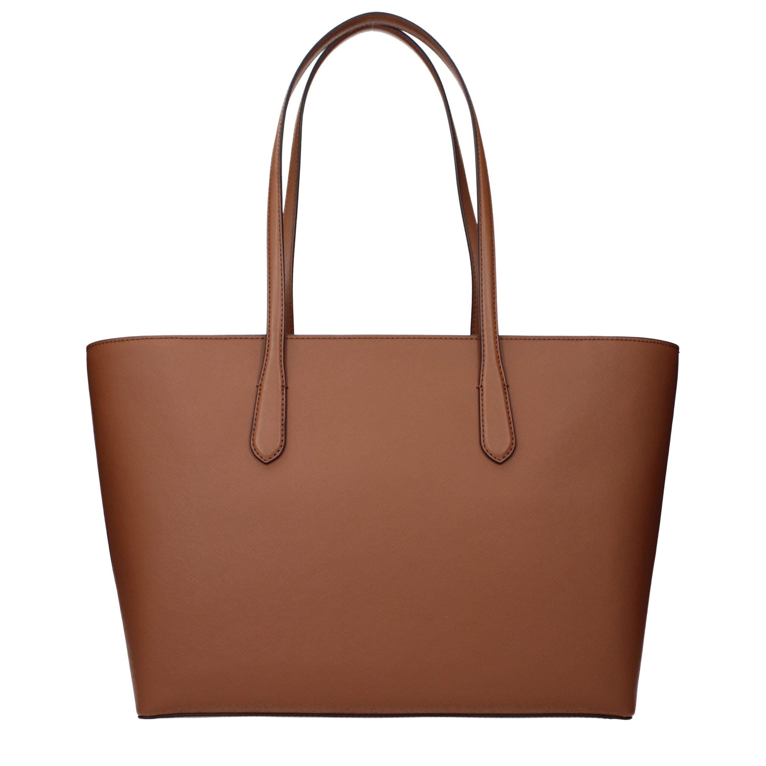 Brown Fabric Shoulder Bag