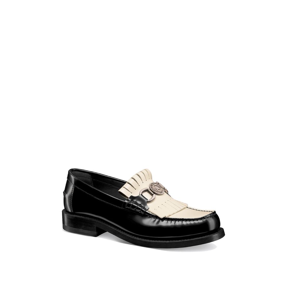 Black Calfskin Slip-On Loafers