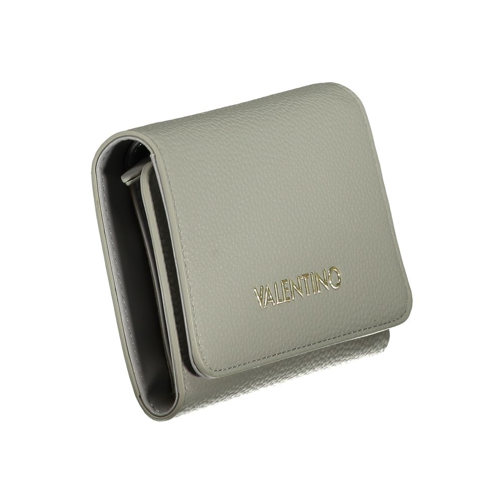 Grigio Polyurethane Women Wallet