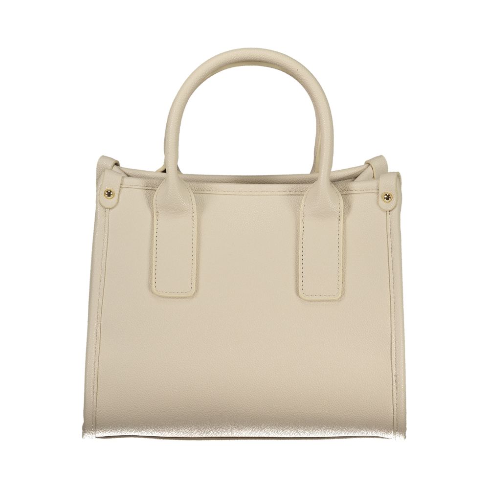 Beige Polyethylene Handbag