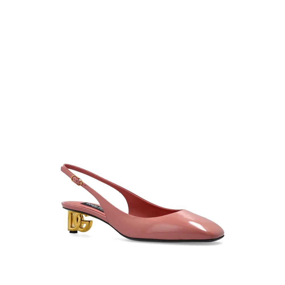 Multicolor Calfskin Mid Heel Pumps