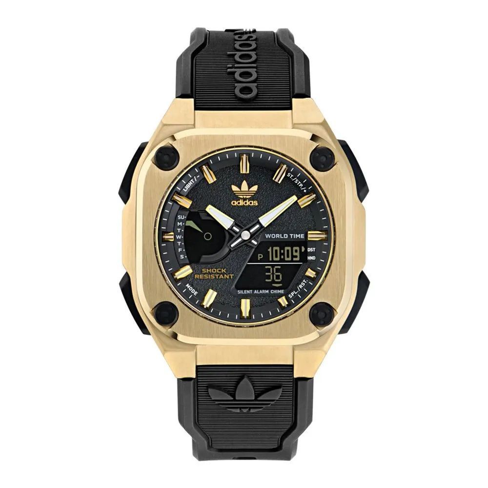 Black Synthetic Sport Watch