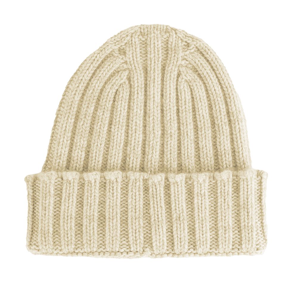 Beige Cashmere Hat