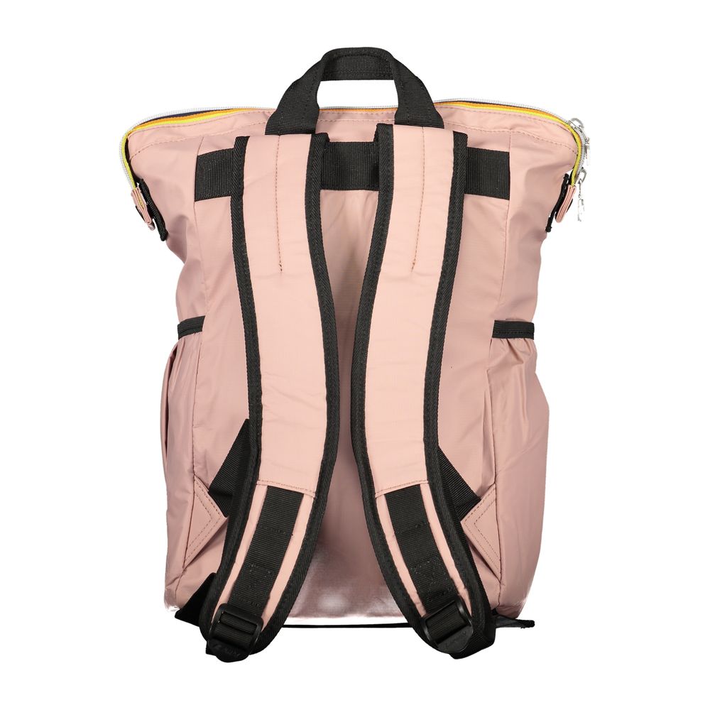 Pink Polyamide Backpack