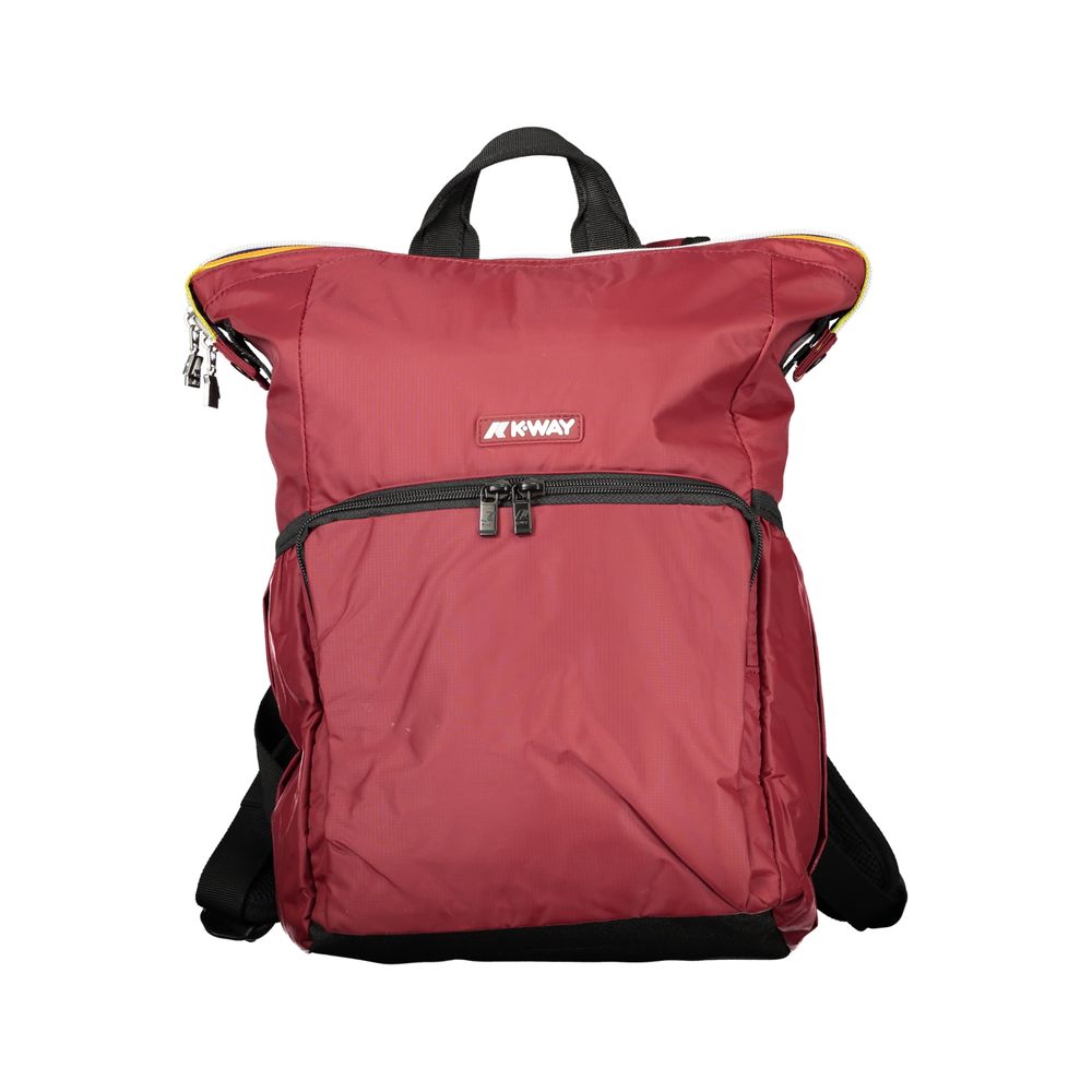Red Polyamide Backpack