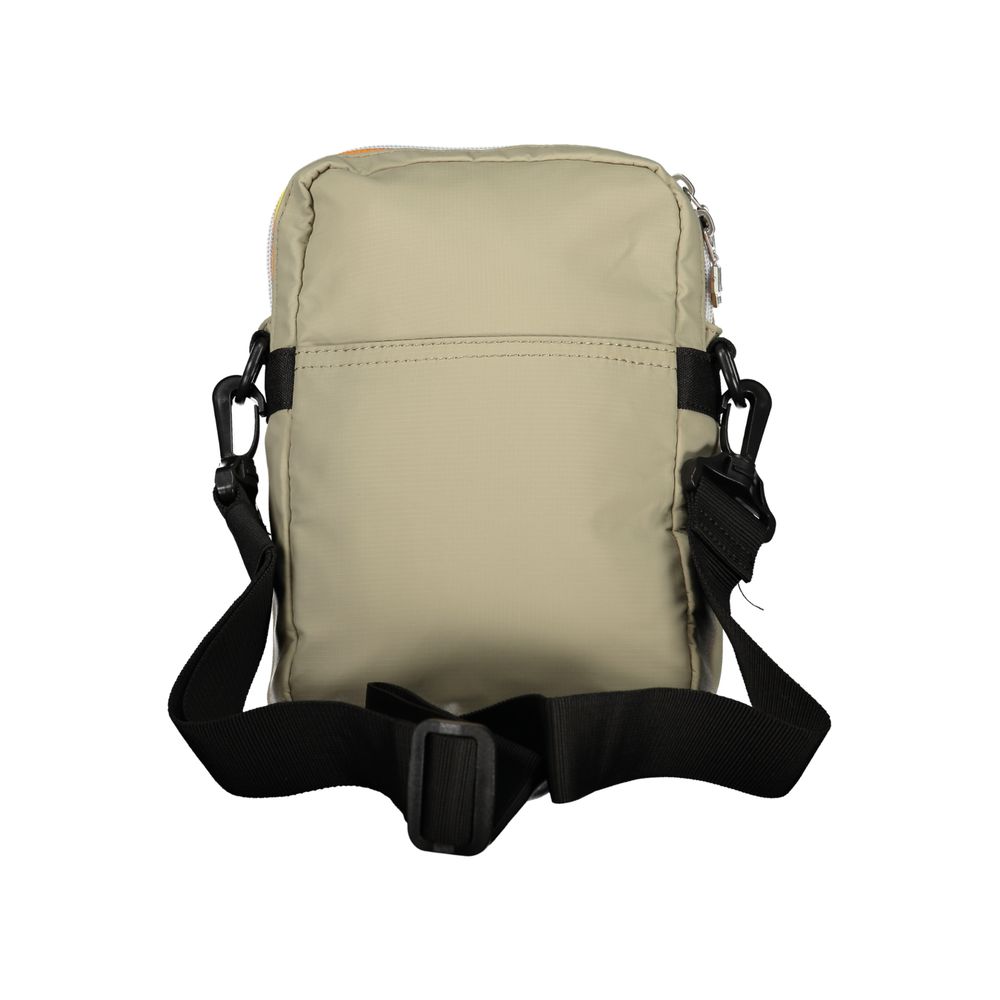 Gray Polyamide Shoulder Bag