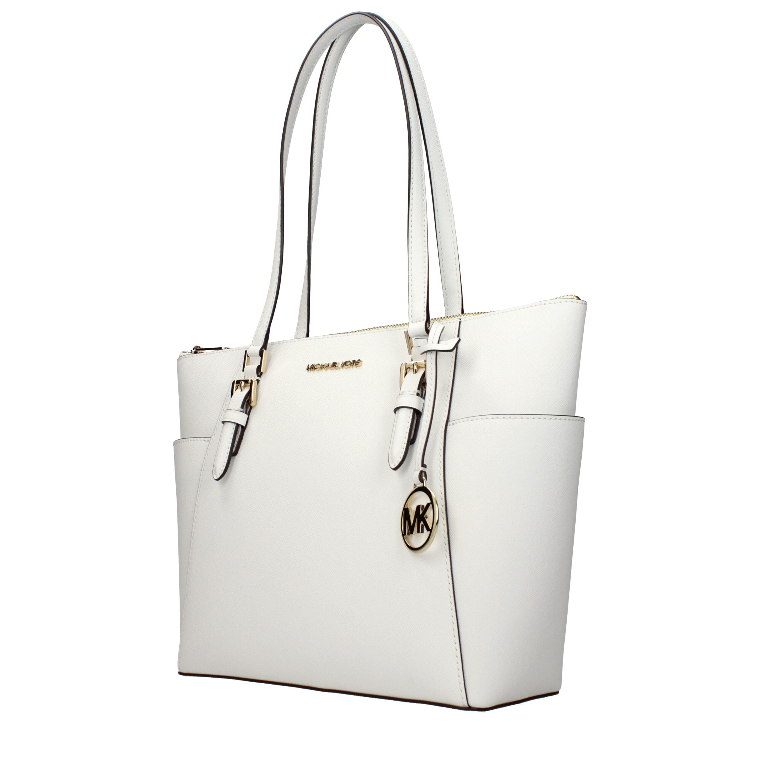 White Leather Shoulder Bag