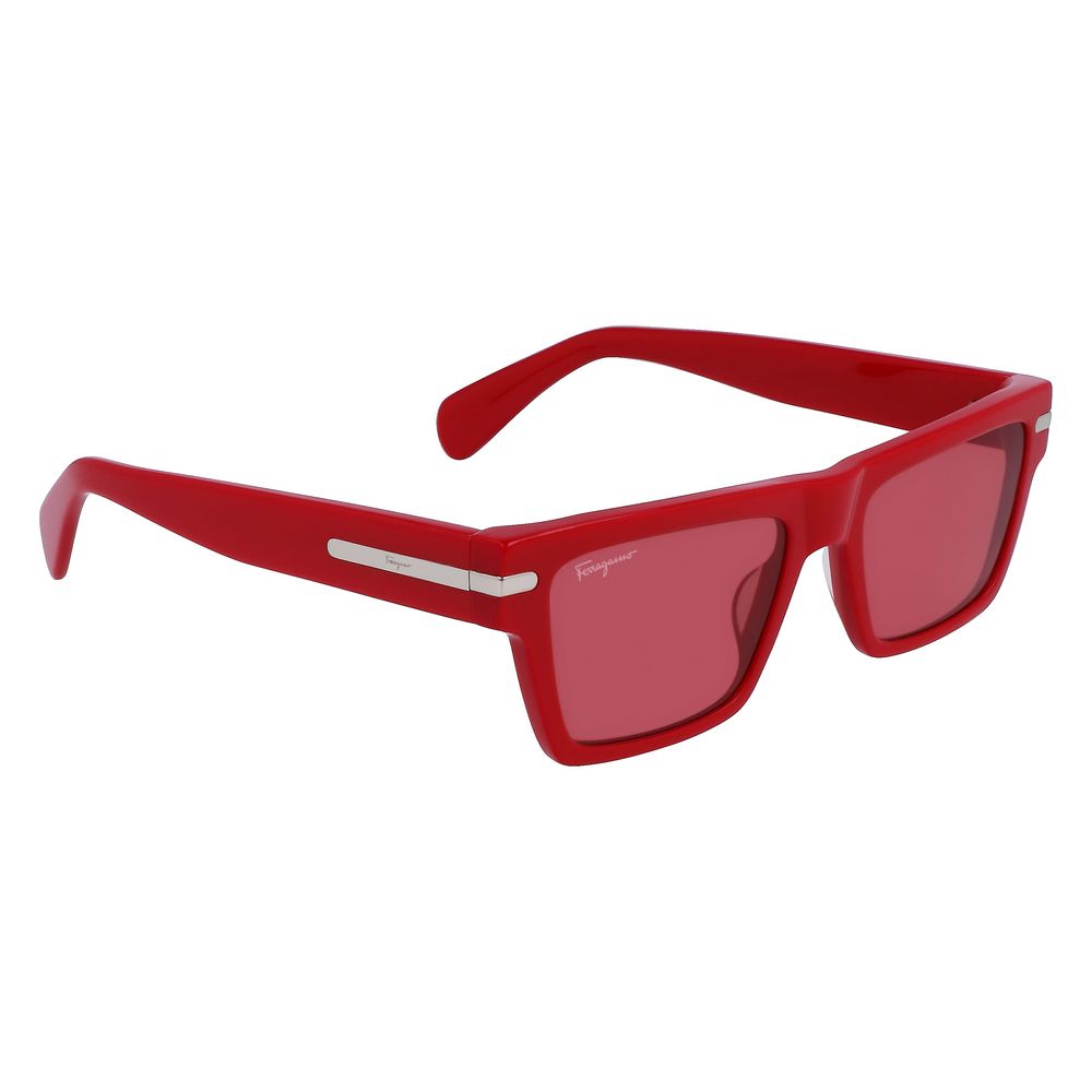 Red Acetate Sunglasses