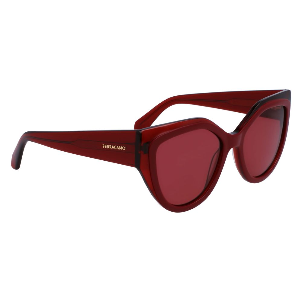 Red Acetate Sunglasses