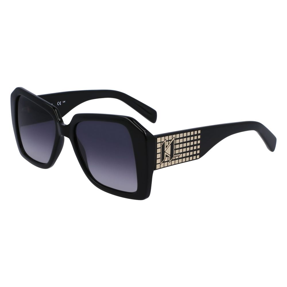 Black Injected Sunglasses