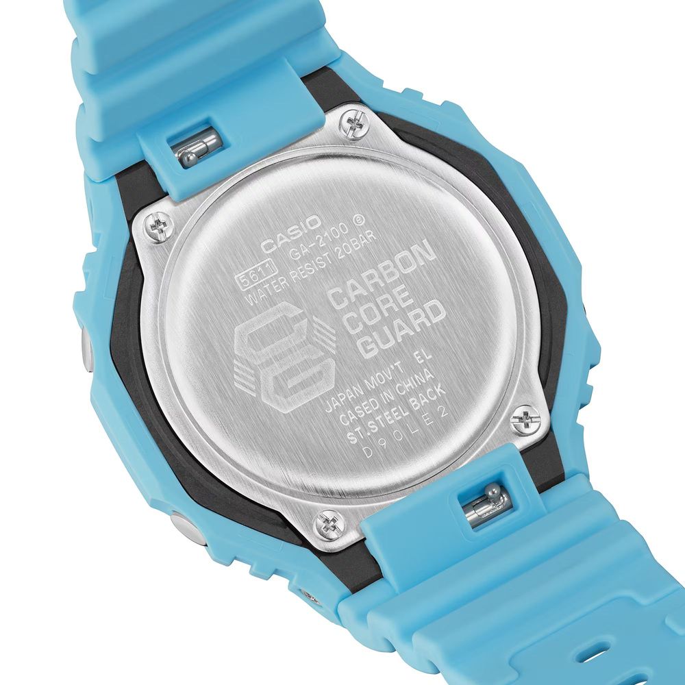 Blue Resin Sport Watch