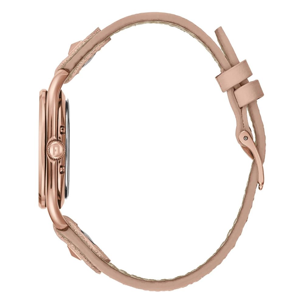 Multicolor Leather Dress Watch