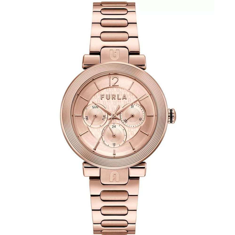 Multicolor Stainless Steel Dress Watch