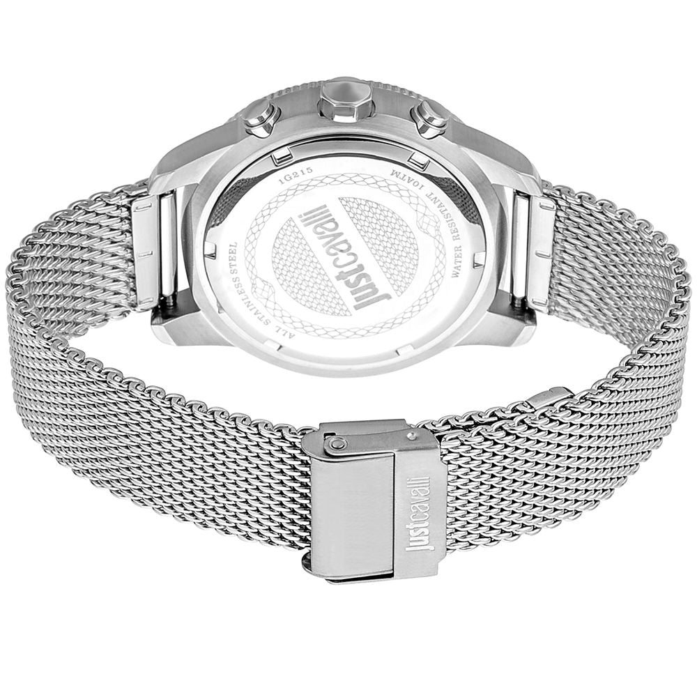 Gray Stainless Steel Dress Watch
