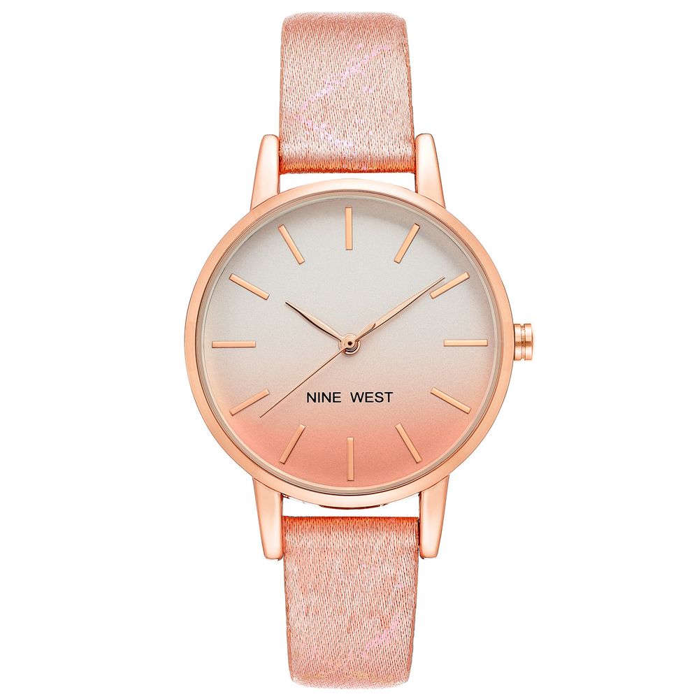 Multicolor Leather Dress Watch