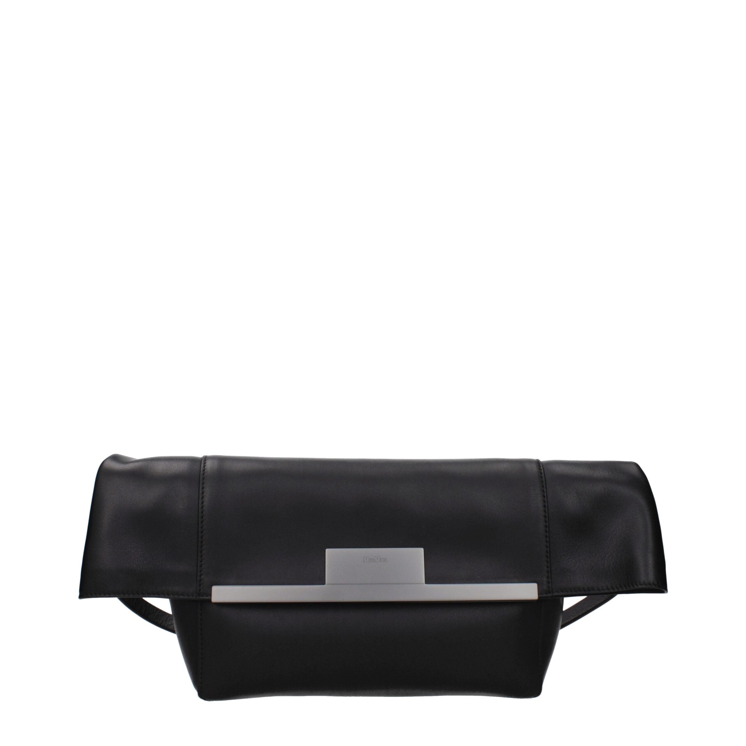 Black Leather Shoulder Bag