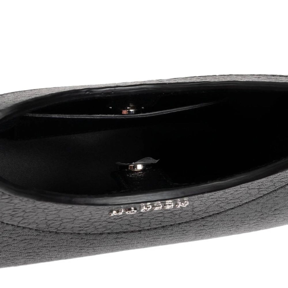 Black Lamb Leather Handbag