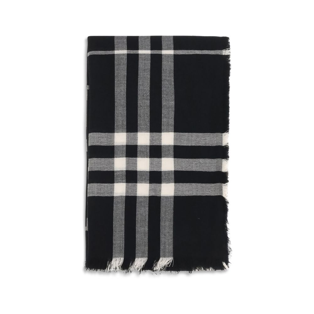 Black Wool Scarf