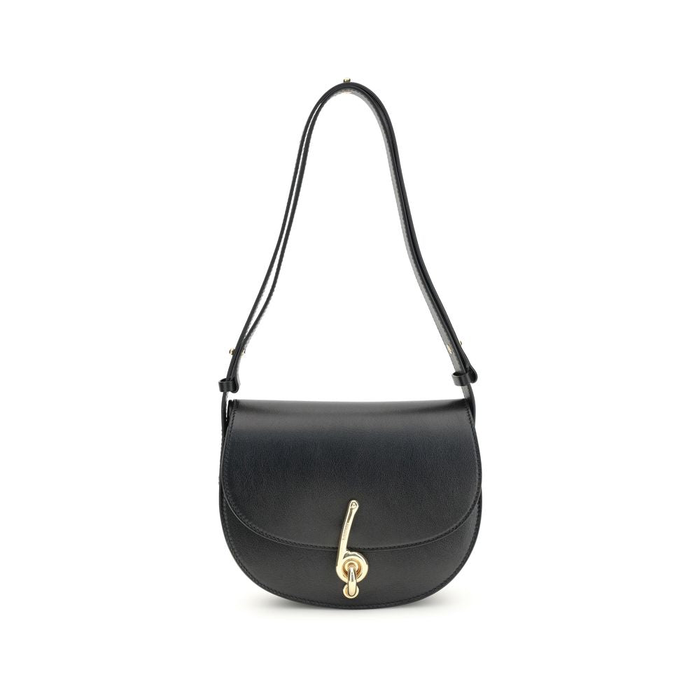 Black Calf Leather Bos Taurus Shoulder Bag