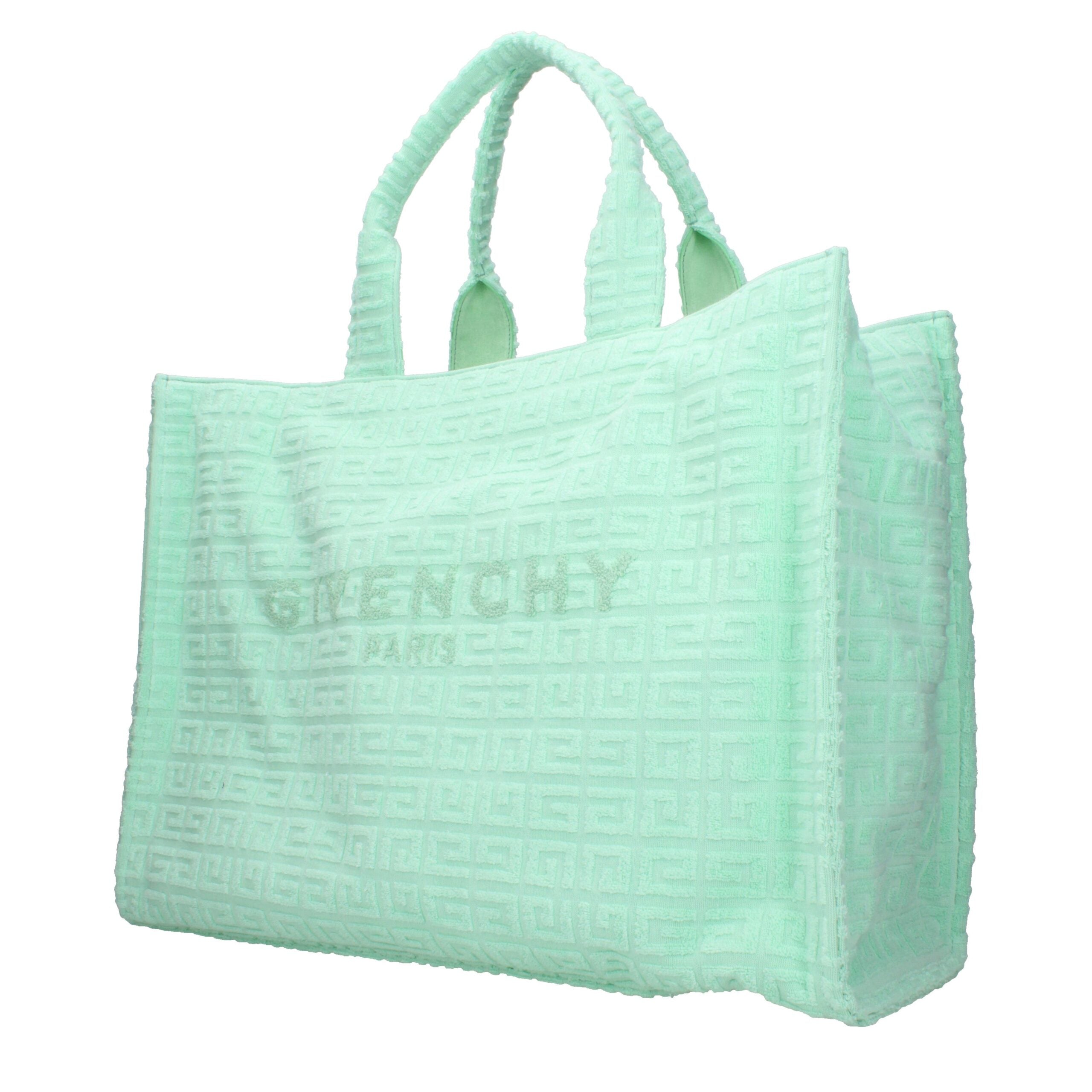 Green Fabric Handbag