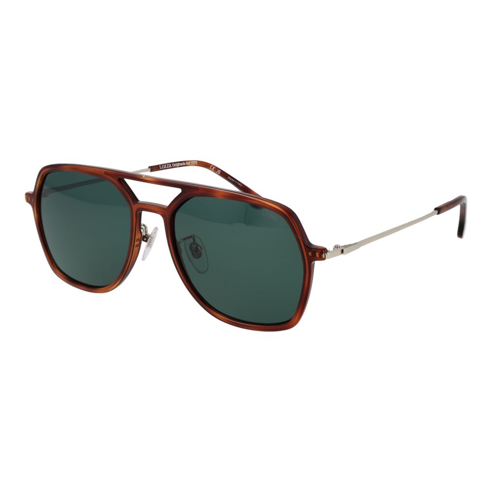 Brown Metal Sunglasses