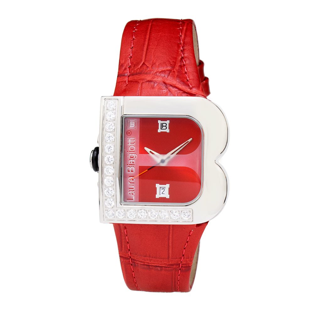 Multicolor Leather Dress Watch