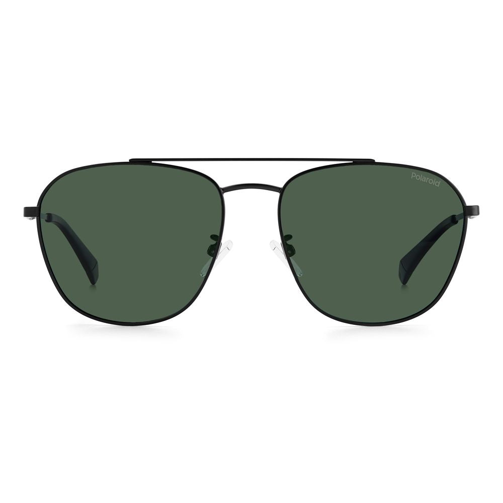 Black Stainless Steel Sunglasses